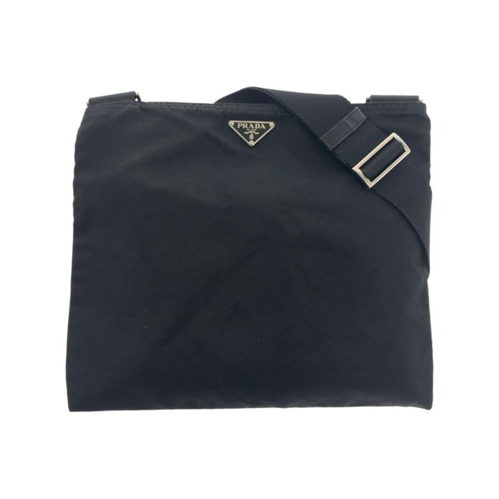 Prada Nylon Tessuto Triangle Logo Shoulder Bag